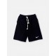 Nike Αθλητικό Σορτς Μαύρο με Λευκό Swoosh